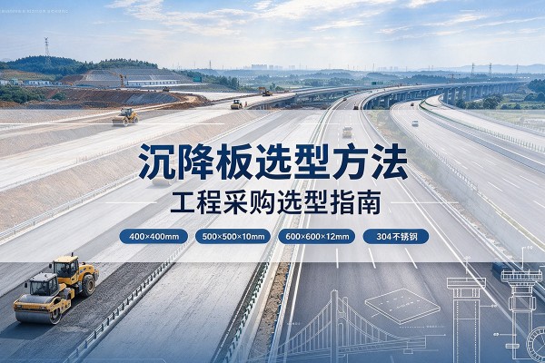 微山沉降板选择方法