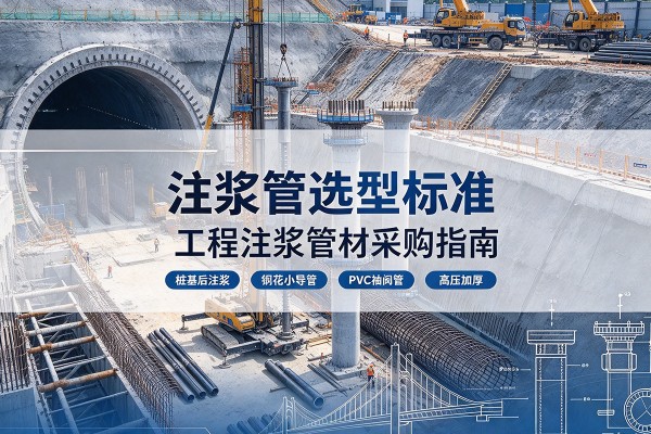 微山注浆管选型标准