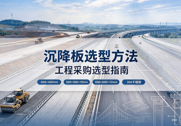 微山沉降板选择方法